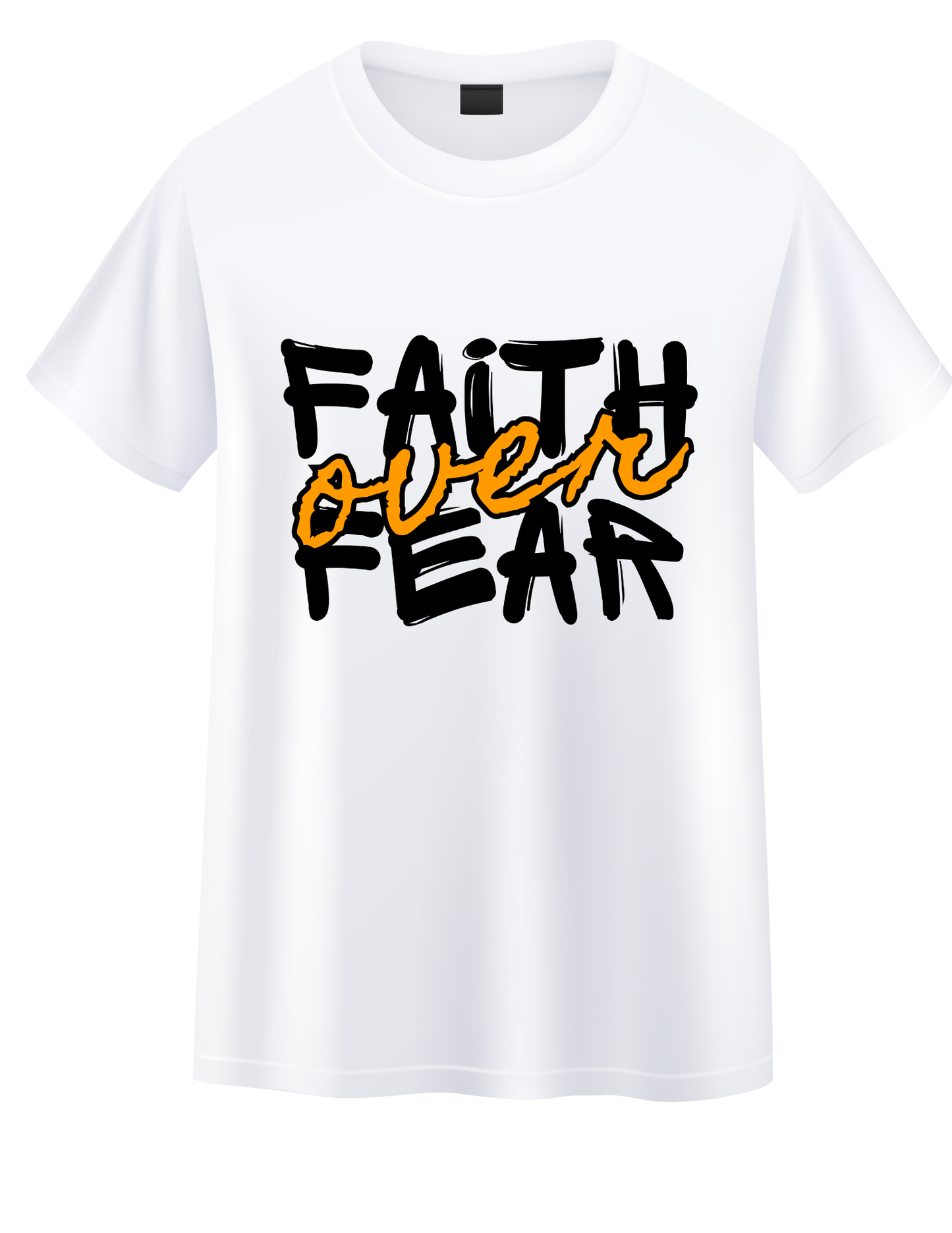 ✨ FAITH over FEAR – Inspirational T-Shirt