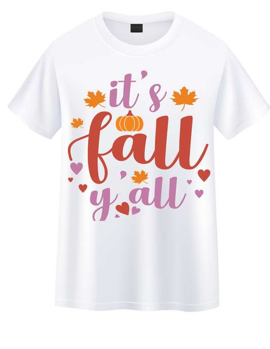 🍁 It’s Fall Y’all – Autumn T-Shirt