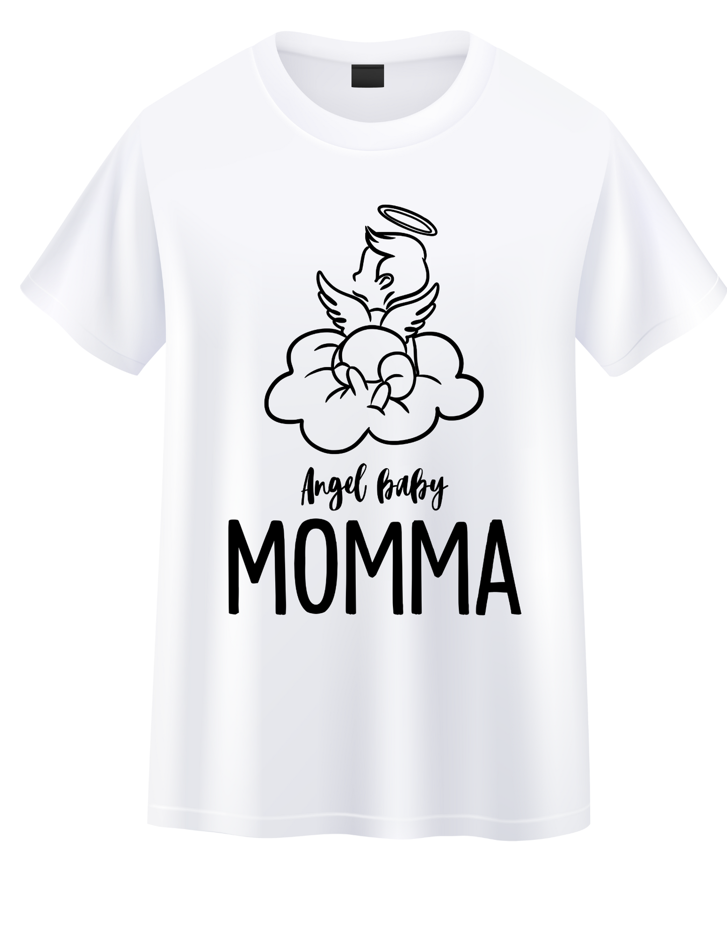 👼 Angel Baby MOMMA – Commemorative T-Shirt