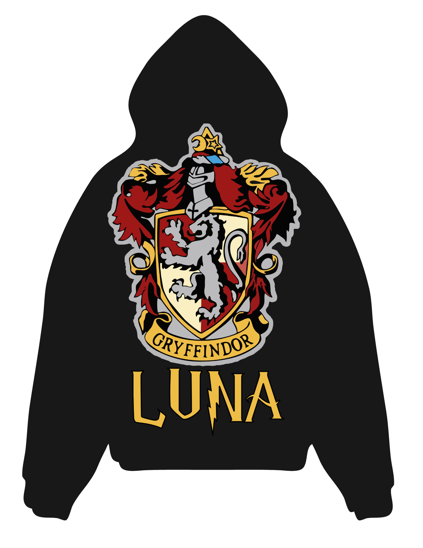 π§ Personalized Hogwarts House Hoodie β Youth & Adult Sizes