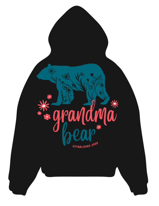 🐻 Grandma Bear – EST. 2009 Hoodie