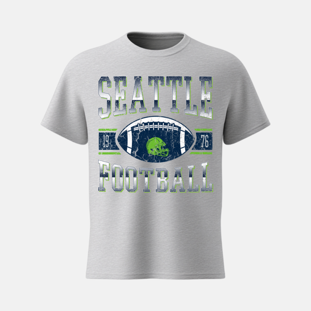 1976 Retro Football Short Sleeve Tee