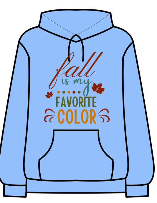 🍁 Fall Is My Favorite Color – Autumn Hoodie