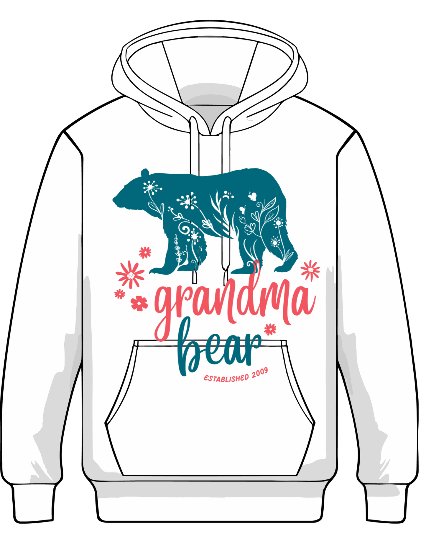 π» Grandma Bear β EST. 2009 Hoodie