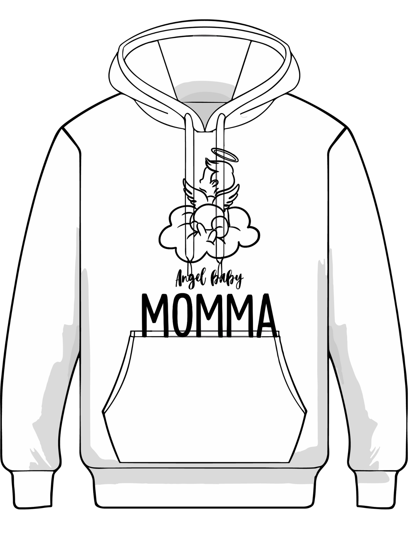 👼 Angel Baby MOMMA – Commemorative Hoodie