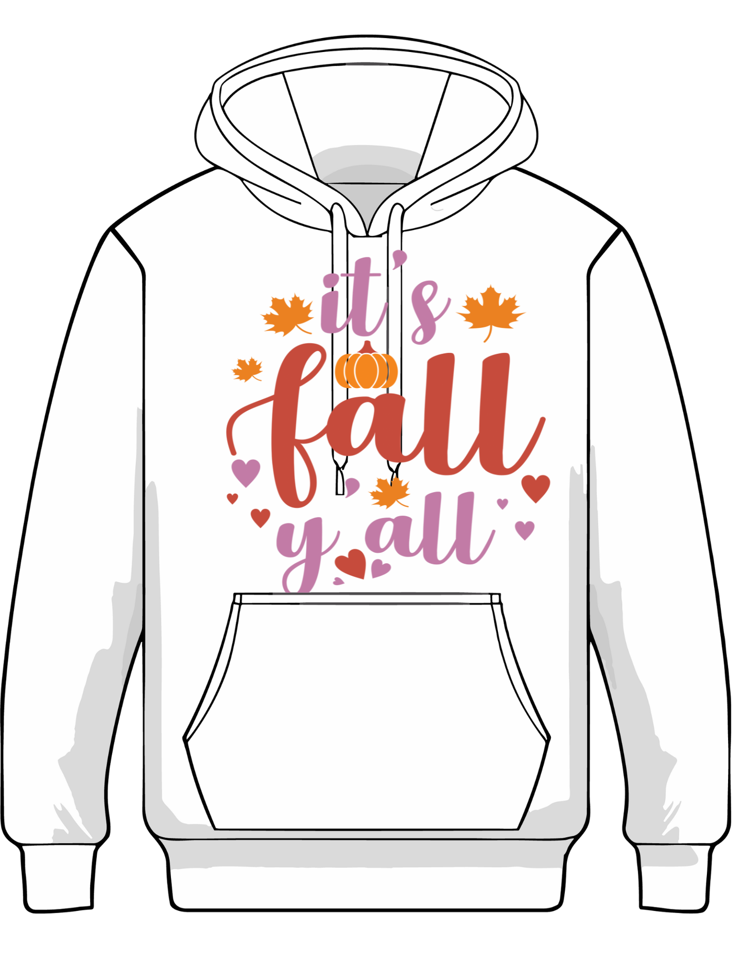 🍂 It’s Fall Y’all – Autumn Hoodie