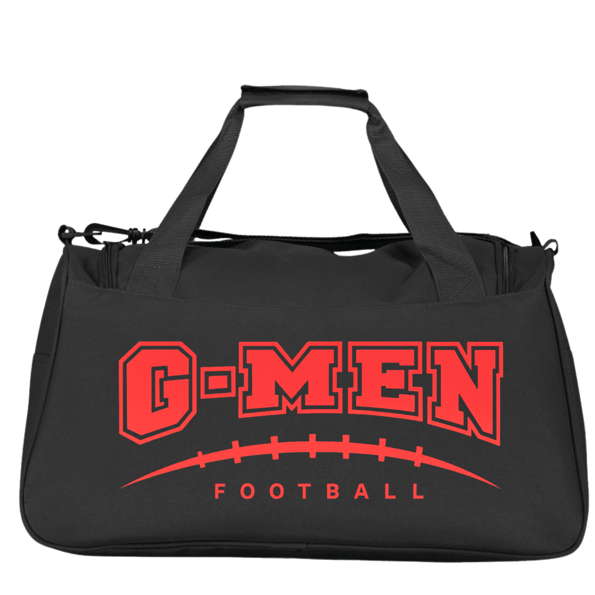 🏈 G‑MEN Custom Football Duffel Bag – Personalized Team Gear