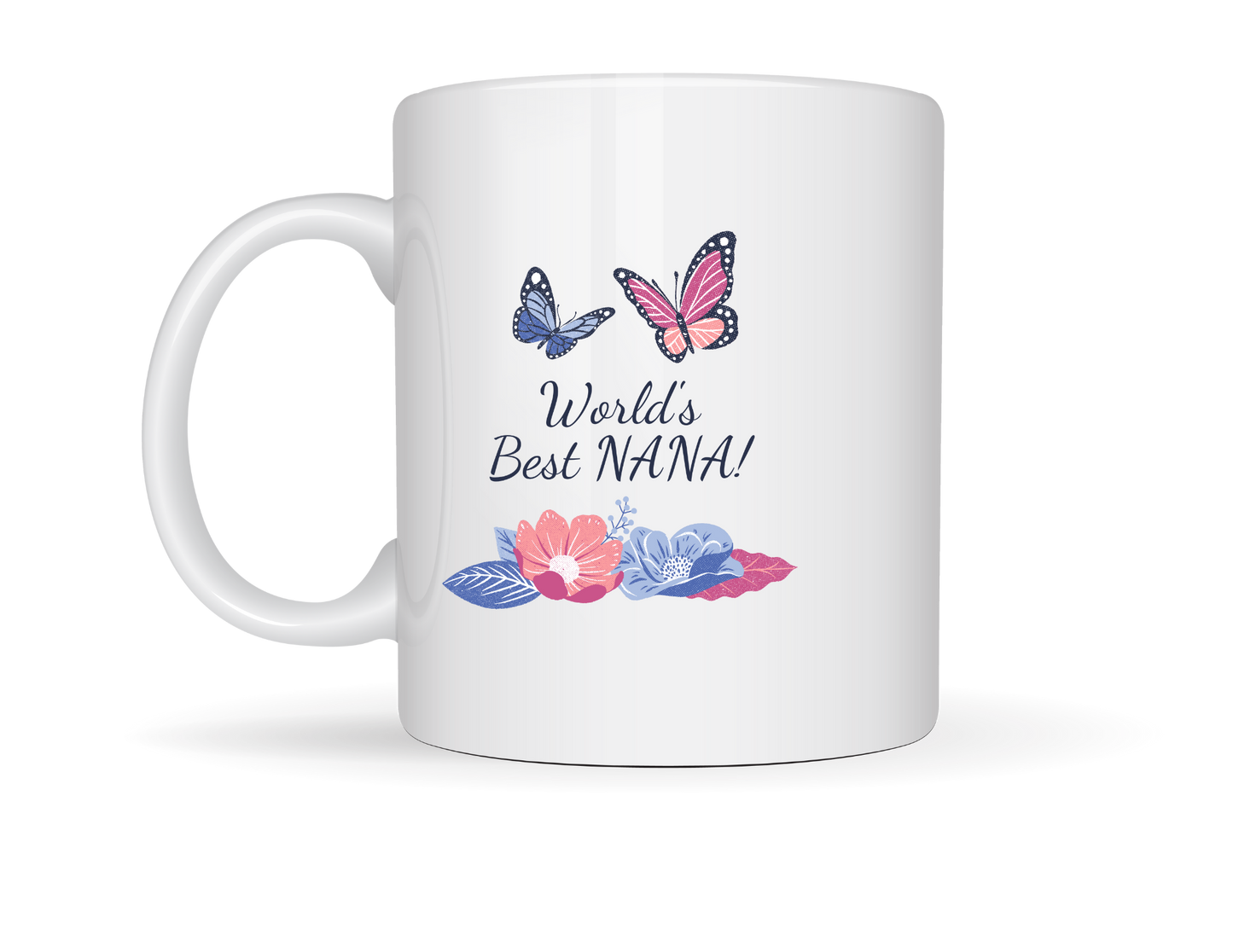 🦋 World’s Best NANA! – Ceramic Mug