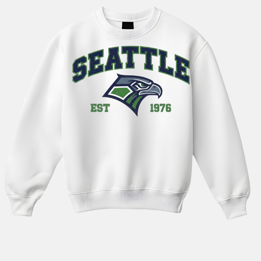 Seattle Seahawks 1976 Retro crewneck