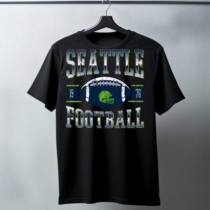 “Vintage 1976 Seattle football short sleeve tee”