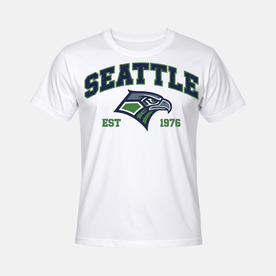 Seattle Seahawks 1976 Retro Short Sleeve