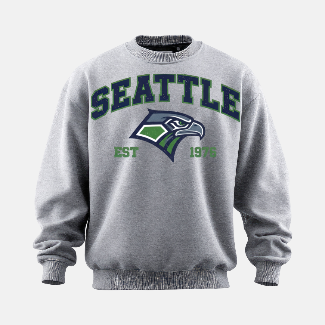 Seattle Seahawks 1976 Retro crewneck