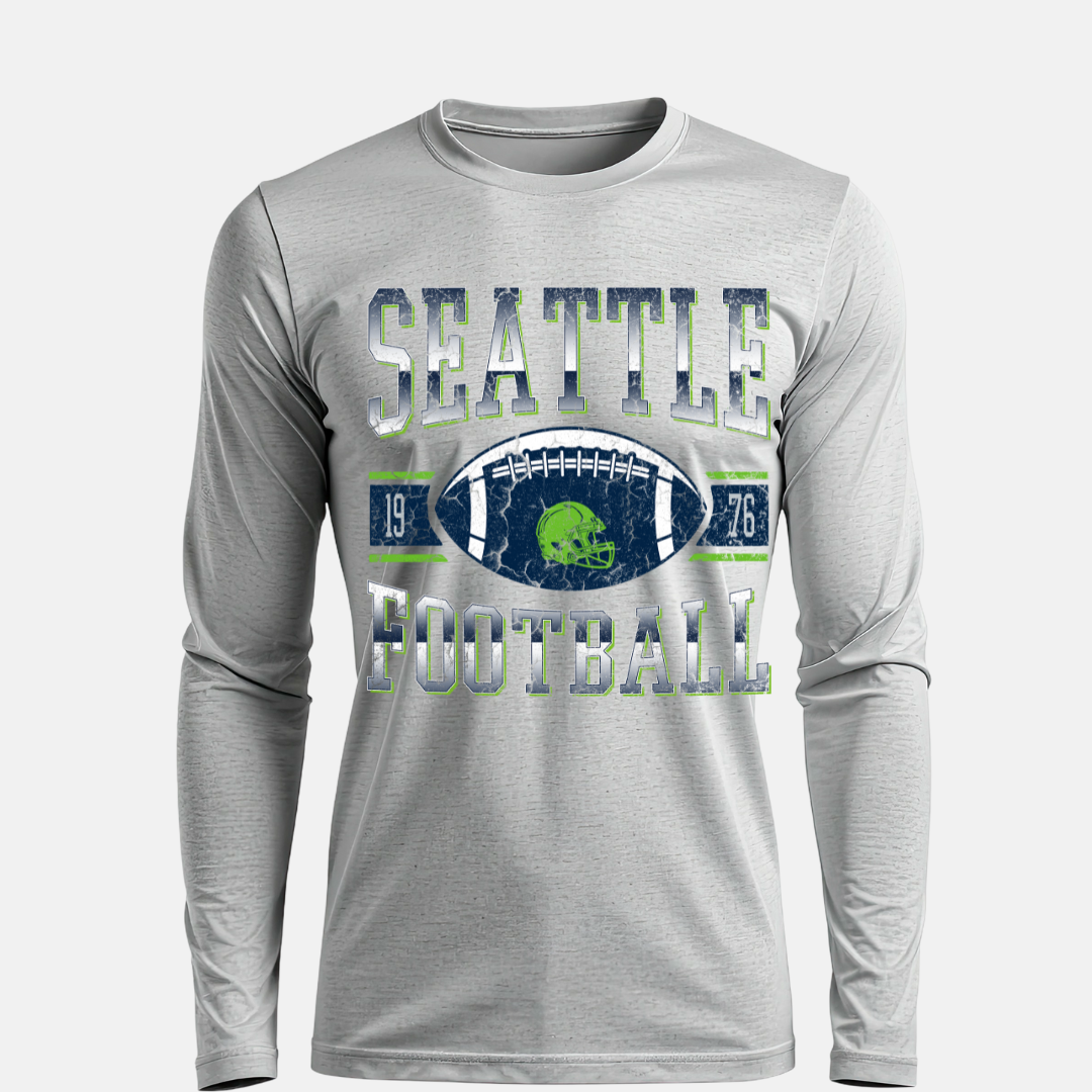 1976 Retro Football Long Sleeve Tee