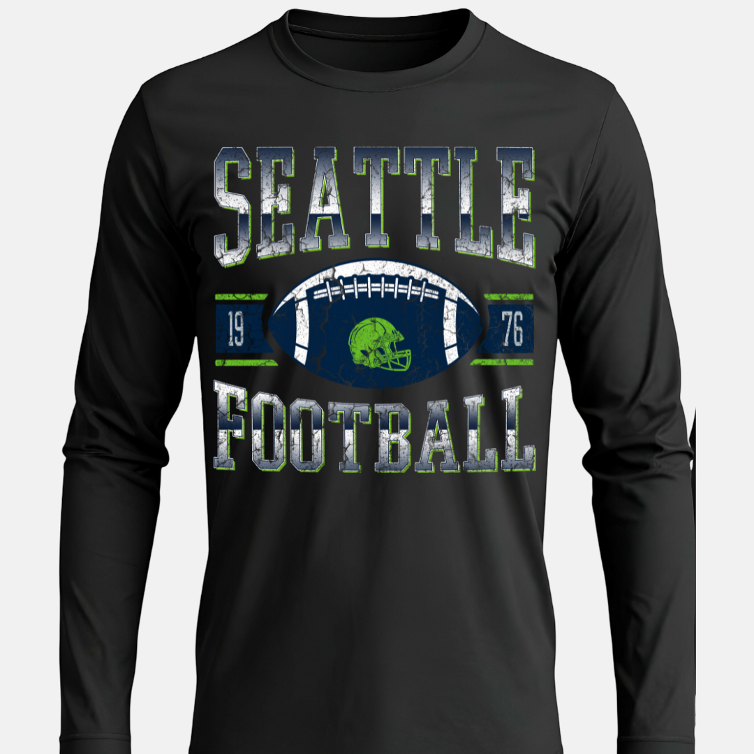 1976 Retro Football Long Sleeve Tee