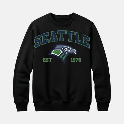 “Retro Seattle 1976 football crewneck sweatshirt”
