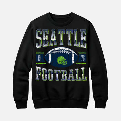 “Retro 1976 Seattle football crewneck sweatshirt”